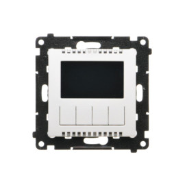 TETD1A.01/111 Termostat programowalny z wyświetlaczem (moduł), Biały mat - Simon 55