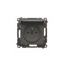 TGZ1BCZ.01/149 Gniazdo wtyczkowe do wersji IP44 z uszczelką (moduł) 16 A, 250 V~, szybkozłącza. Klapka w kolorze pokrywy,...