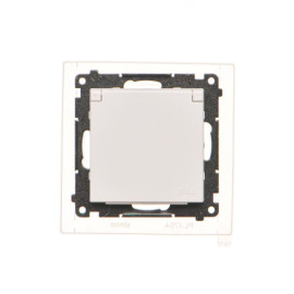 TGSZ1BCZ.01/111 Gniazdo Schuko do wersji IP44 z przesłonami z uszczelką ramki (moduł) 16 A, 250 V~, szybkozłącza. Klapka w...