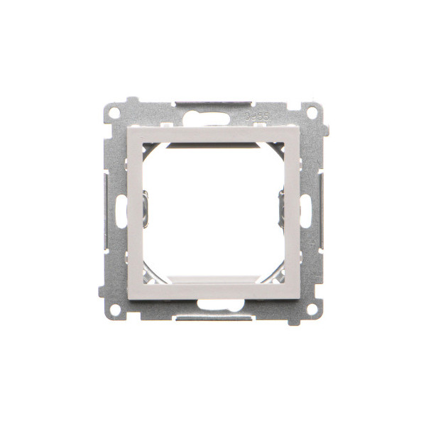 TA45.01/114 Adapter (przejściówka) na osprzęt standardu 45 × 45 mm, Jasnoszary mat - Simon 55
