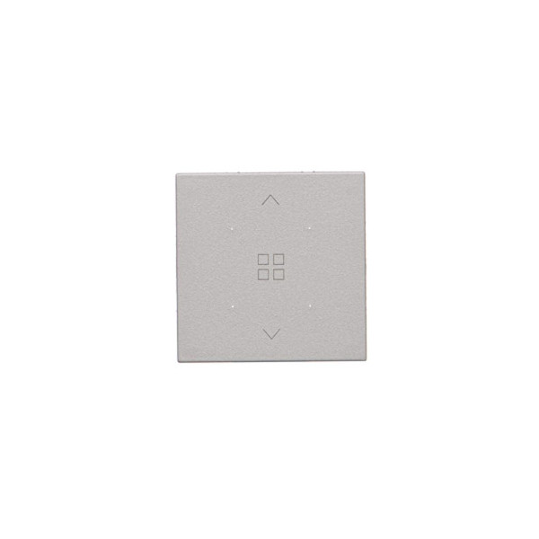 TKE13/143 Klawisz pojedynczy z piktogramem grupy rolet do produktów elektronicznych, Aluminium mat - Simon 55