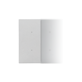 TKE20/143 Klawisz połówkowy bez piktogramu do produktów elektronicznych, Aluminium mat - Simon 55