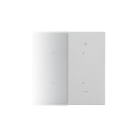 TKE25/143 Klawisz połówkowy prawostronny z piktogramem „+/-” do produktów elektronicznych, Aluminium mat - Simon 55