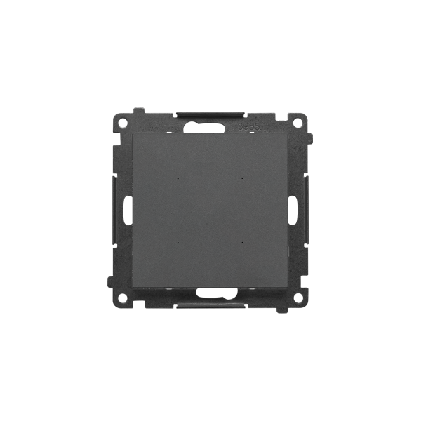TEW1W.01/116 SWITCH – Sterownik przyciskowy oświetleniowy pojedynczy, sterowany smartfonem (moduł), Grafitowy mat - Simon 55