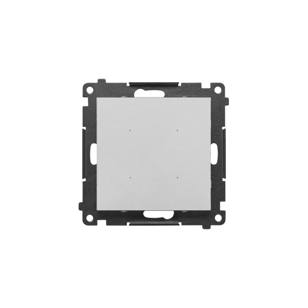 TEW1W.01/143 SWITCH – Sterownik przyciskowy oświetleniowy pojedynczy, sterowany smartfonem (moduł), Aluminium mat - Simon 55