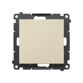 TEW1W.01/144 SWITCH – Sterownik przyciskowy oświetleniowy pojedynczy, sterowany smartfonem (moduł), Szampański mat - Simon 55
