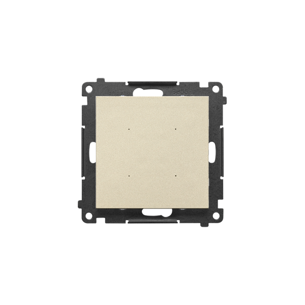 TEW1W.01/144 SWITCH – Sterownik przyciskowy oświetleniowy pojedynczy, sterowany smartfonem (moduł), Szampański mat - Simon 55