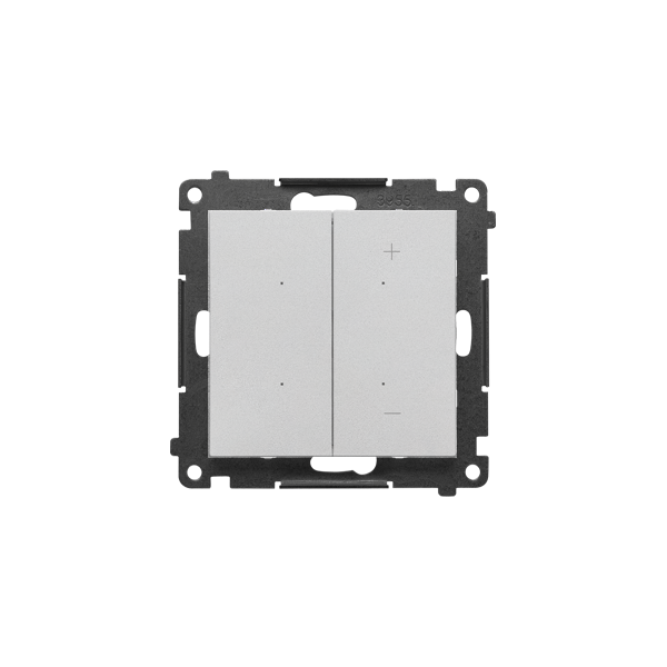 TESW1W.01/143 DIMMER W – Ściemniacz do pasków LED-owych, sterowany smartfonem (moduł), Aluminium mat - Simon 55