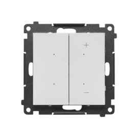 TESRGB1W.01/114 DIMMER RGB – Ściemniacz do pasków RGBW, sterowany smartfonem (moduł), Jasnoszary mat - Simon 55