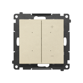 TESRGB1W.01/144 DIMMER RGB – Ściemniacz do pasków RGBW, sterowany smartfonem (moduł), Szampański mat - Simon 55