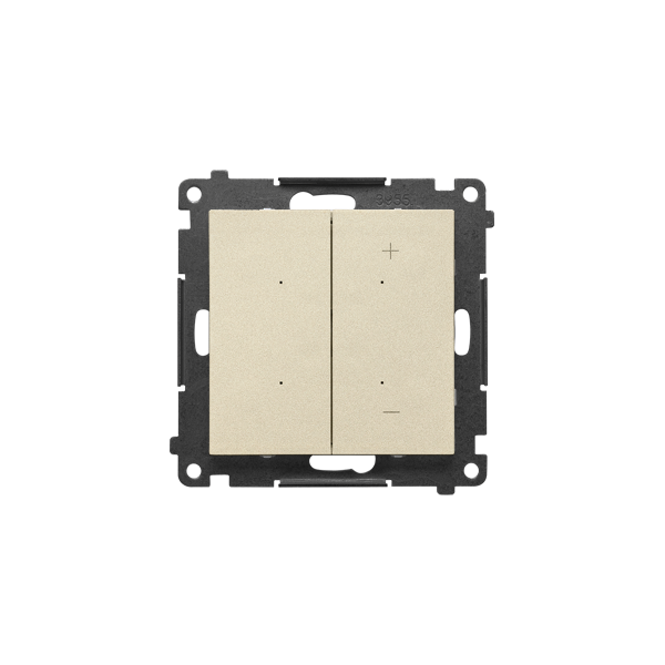 TESRGB1W.01/144 DIMMER RGB – Ściemniacz do pasków RGBW, sterowany smartfonem (moduł), Szampański mat - Simon 55