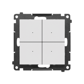 TENB1W.01/114 CONTROL B – Nadajnik bateryjny Wi-Fi, (moduł), Jasnoszary mat - Simon 55