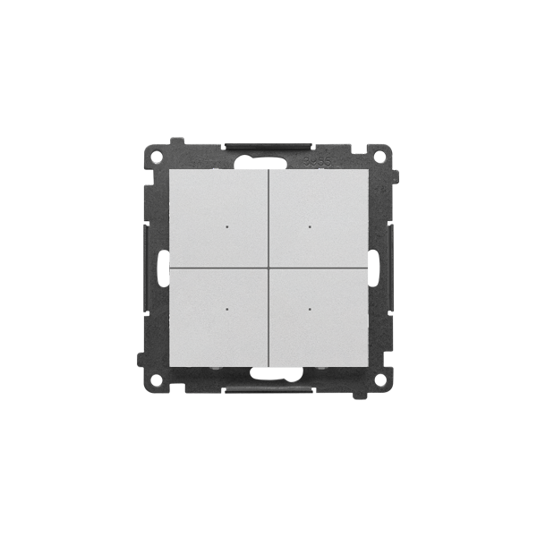 TENB1W.01/143 CONTROL B – Nadajnik bateryjny Wi-Fi, (moduł), Aluminium mat - Simon 55