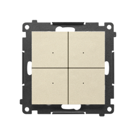 TENB1W.01/144 CONTROL B – Nadajnik bateryjny Wi-Fi, (moduł), Szampański mat - Simon 55