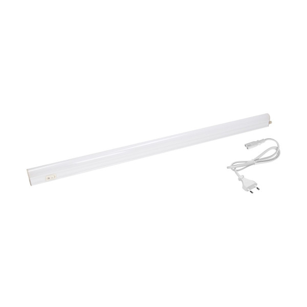 Oprawa liniowa podszafkowa 117cm z przewodem zasilającym, 14W 1260lm, 4000K, wyłącznik - ASTAR LED 14W