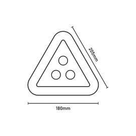 LED SOS (NC0047) 5W, 500lm, 3xAAA, 3 tryby świecenia, powerbank, magnes, zasięg 10m Lampa led  Nilsen Camp