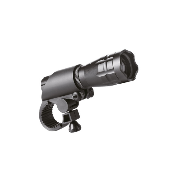 Bike SET 050 (NC0050) 3W+2W, 120lm, 3xAAA+2xAAA, stroboskop, 3 tryby świecenia, zoom, zasięg 30m Latarka led rowerowa Nilsen Ca
