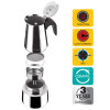 Kawiarka stalowa 200ml, 4 filiżanki, - Moka LT7076 Lamart