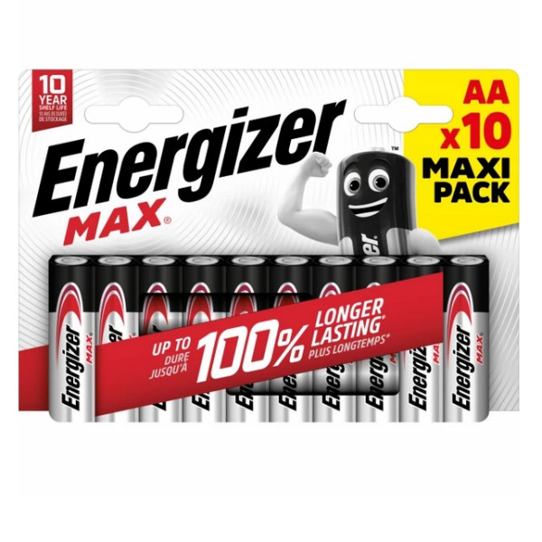 BATERIA ENERGIZER MAX AA LR6 /10 eco