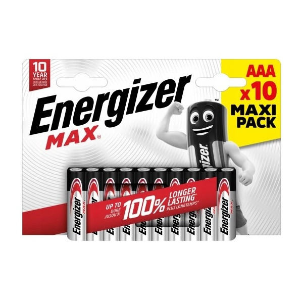 BATERIA ENERGIZER MAX AAA LR03 /10 eco