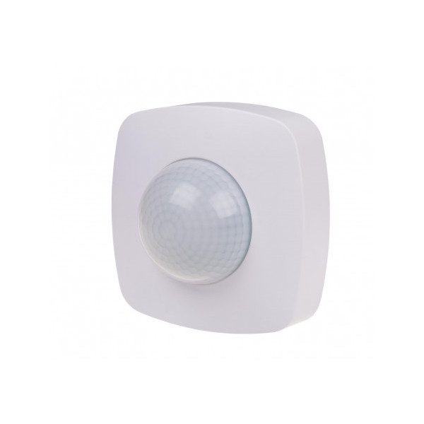 DR-09 Czujnik ruchu PIR z funkcją obecności, sufitowy, 360°, 10A, 230V
