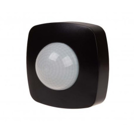 DR-09B Czujnik ruchu PIR z funkcją obecności, sufitowy, 360°, 10A, 230V, Czarny