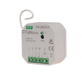 FW-STR1P-P Radiowy sterownik rolet 230V do puszki montażowej ?60 85÷265V AC/DC, multifunkcyjny, do montażu podtynkowego