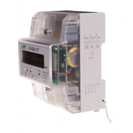 LE-02D-CT licznik energii elektrycznej - trójfazowy z programowalną przekładnią, wyświetlacz LCD, kl.1