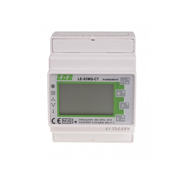 LE-03MQ-CT Trójfazowy dwukierunkowy licznik pośredni,półpośredni, Modbus RTU,100(5)A, MID