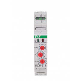 PCU-511UNI przekaźnik czasowy, styk 1NO/NC, 12-264V