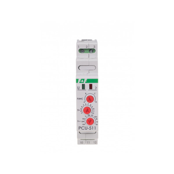 PCU-511UNI przekaźnik czasowy, styk 1NO/NC, 12-264V