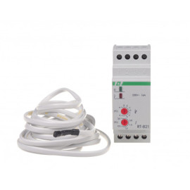 RT-821 regulator temperatury - zakres temperatur -4÷5°C montaz na szynie DIN, styk: 1NO/NC 230V AC