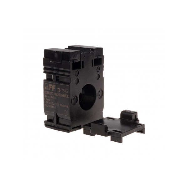 TI-75-5 Przekładnik prądowy 75/5A ?22, kl. 0,5