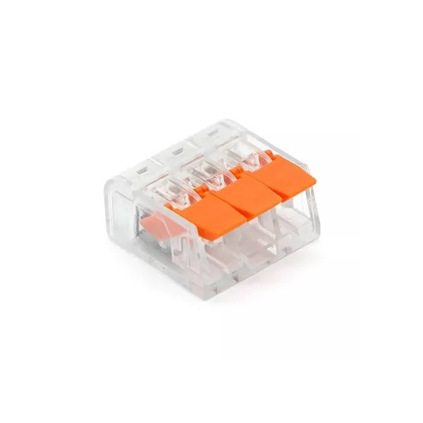CN-C34/3 slim szybkozłączka 3x 0,5-4mm drut/linka (opak. 3 szt.)