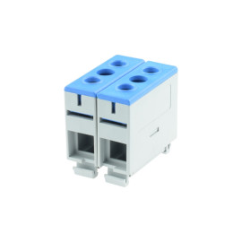 ZK2-35/N Blok rozdzielczy złączka (2,5-35) niebieska TH35 gwint, Elektro