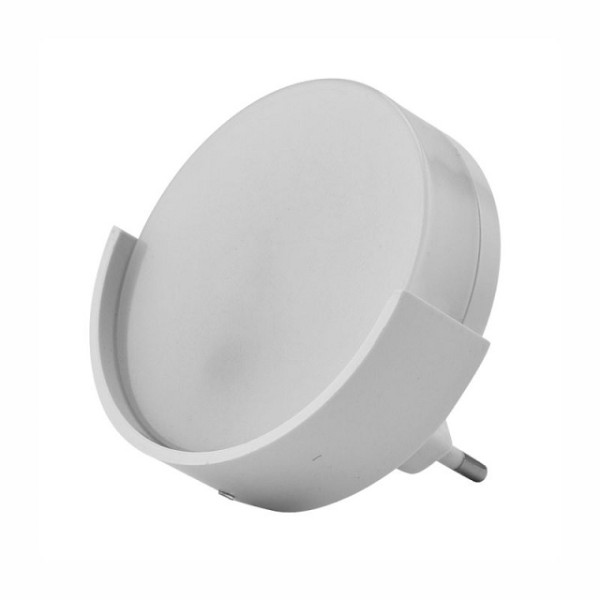 NL08 Lampka nocna wtykowa LED 1W 40lm z czujnikiem zmierzchu ELEKTRO