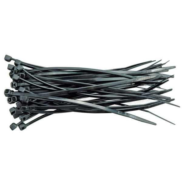 Opaska zaciskowa 3,6x280 czarna  (op.100), Elektro