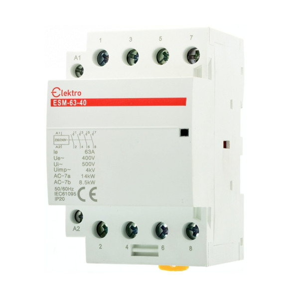 ESM-63-40 - stycznik ESM-63-40 3P 63A AC 230V, Elektro
