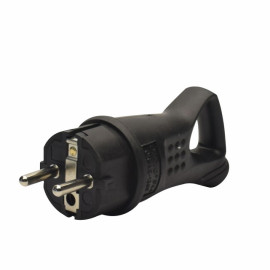 E602225 - Wtyczka gumowa z uchwytem 16A IP44, Elektro