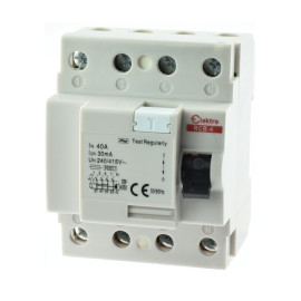 RCB-4P-40 Wyłącznik różnicowo-prądowy 4P 30mA  AC 40A, Elektro