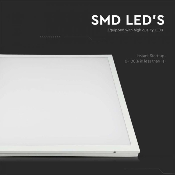 VT-6139 (638011) Panel LED 600x600mm 36W 3960lm 4000K, (2w1 natynkowo/podtynkowy)