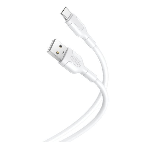XO NB212 - kabel USB - USB-C, dł. 1m, 2,1A,  biały