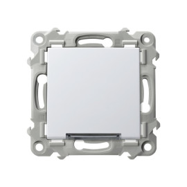 ŁP-21ZS/m/00 Łącznik zwierny z podświetleniem białym SZAFIR BIAŁY