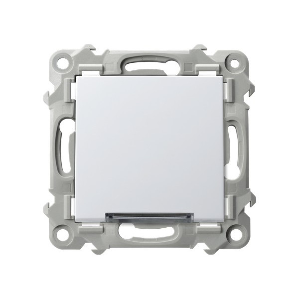ŁP-21ZS/m/00 Łącznik zwierny z podświetleniem białym SZAFIR BIAŁY