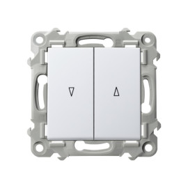 ŁP-7ZB/m/00 Łącznik żaluzjowy z blokadą mechaniczną SZAFIR BIAŁY