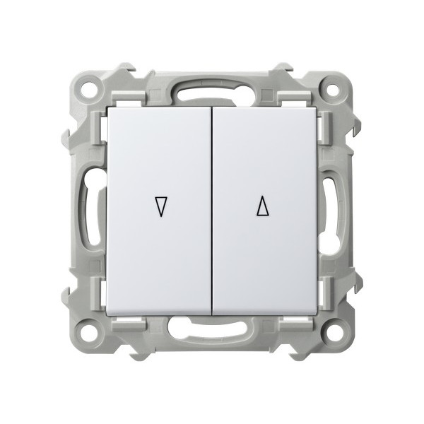 ŁP-7ZB/m/00 Łącznik żaluzjowy z blokadą mechaniczną SZAFIR BIAŁY