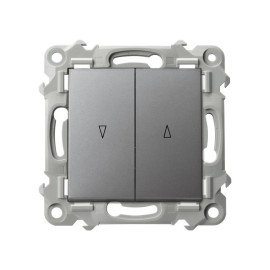 ŁP-7ZB/m/70 Łącznik żaluzjowy z blokadą mechaniczną SZAFIR SZARY MAT