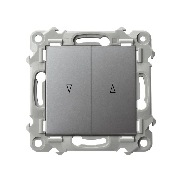 ŁP-7ZB/m/70 Łącznik żaluzjowy z blokadą mechaniczną SZAFIR SZARY MAT