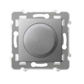 ŁP-8ZL2/m/18 Ściemniacz uniwersalny do obciążenia żarowego, halogenowego oraz LED SZAFIR SREBRO