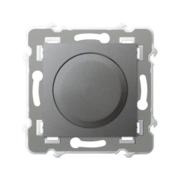 ŁP-8ZL2/m/70 Ściemniacz uniwersalny do obciążenia żarowego, halogenowego oraz LED SZAFIR SZARY MAT